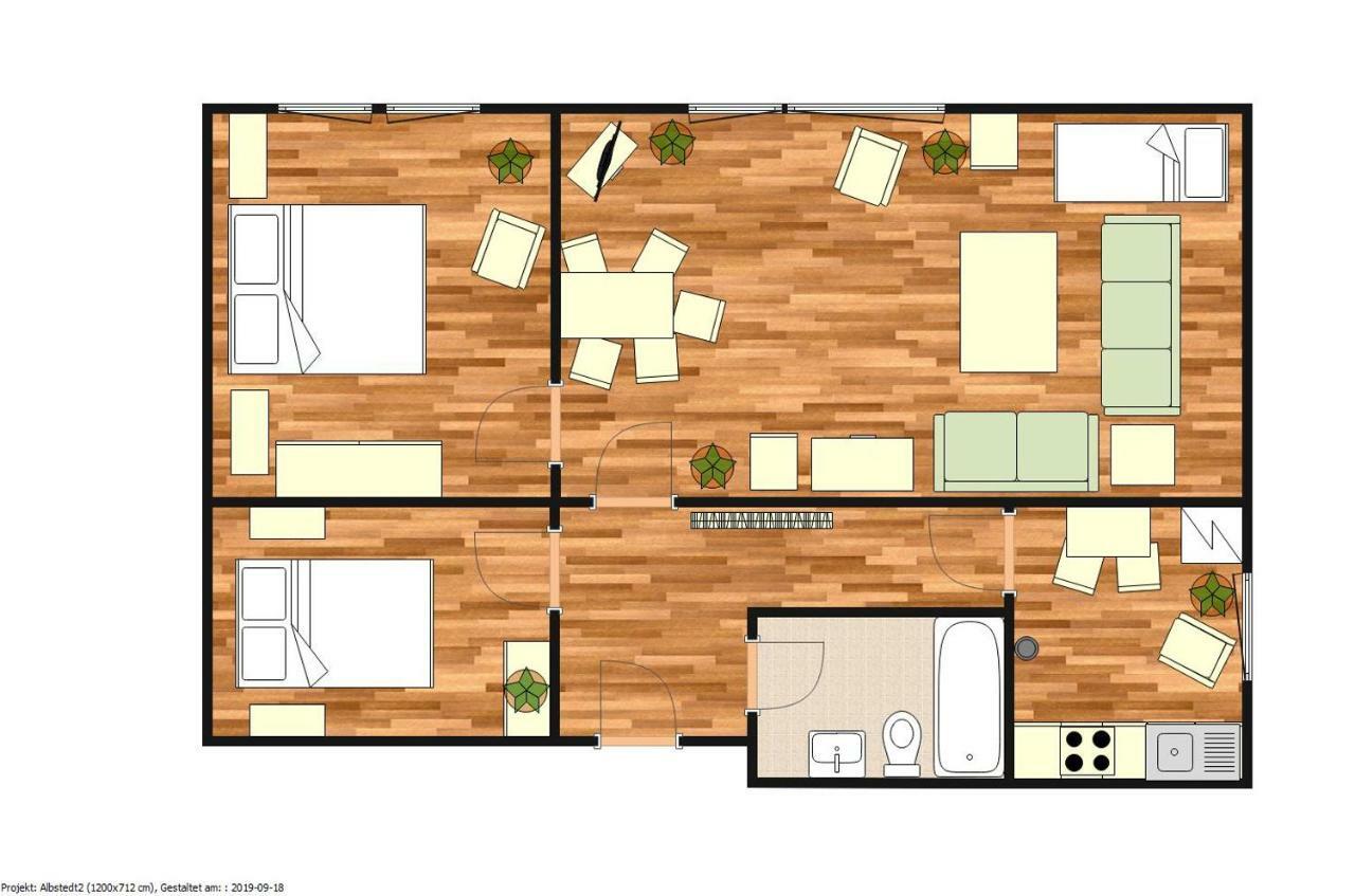 Kuenstler Ferienwohnung 3 Zimmer Kueche Bad Zentrale Lage Wulsbuttel Экстерьер фото